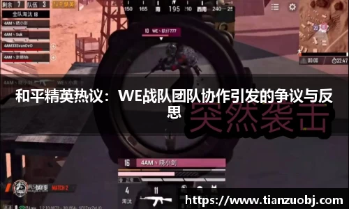 和平精英热议：WE战队团队协作引发的争议与反思